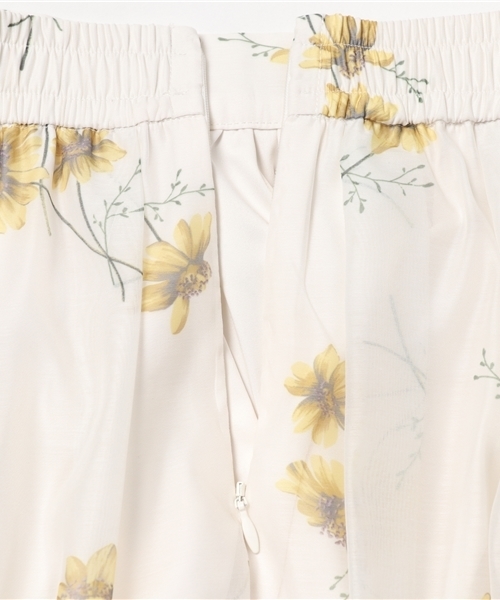 JILL by JILL STUART（ジルバイジルスチュアート）の「FLORAL STRIPE SK（スカート・レディース・ブラック/ホワイト・SMALL/MEDIUM）」の4枚目の写真