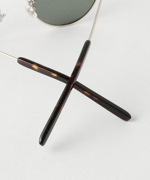 BEAUTY&YOUTH UNITED ARROWS(ビューティーアンドユースユナイテッドアローズ)の「BY ラウンドメタルサングラス ◆(サングラス・レディース・ケリー/ダークブラウン・FREE)」の10枚目の写真