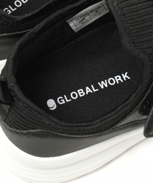 GLOBAL WORK（グローバルワーク）の「ライトベルクロスリッポン/749075（スニーカー・メンズ・ブラック/グレー・LARGE/SMALL/MEDIUM）」の8枚目の写真