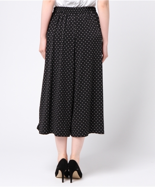 JEANS MATE(ジーンズメイト)の「【ECOMARCHE】ガウチョパンツ(その他パンツ・レディース・オフホワイト/ネイビー/ブルー系その他/ブラック・FREE)」の7枚目の写真