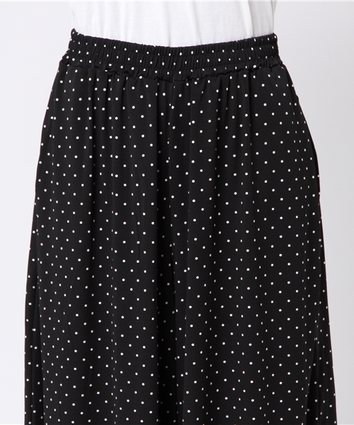 JEANS MATE(ジーンズメイト)の「【ECOMARCHE】ガウチョパンツ(その他パンツ・レディース・オフホワイト/ネイビー/ブルー系その他/ブラック・FREE)」の8枚目の写真