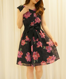 Proportion Body Dressing プロポーションボディドレッシング の ビッグフラワーカットジャガードワンピース ワンピース Wear