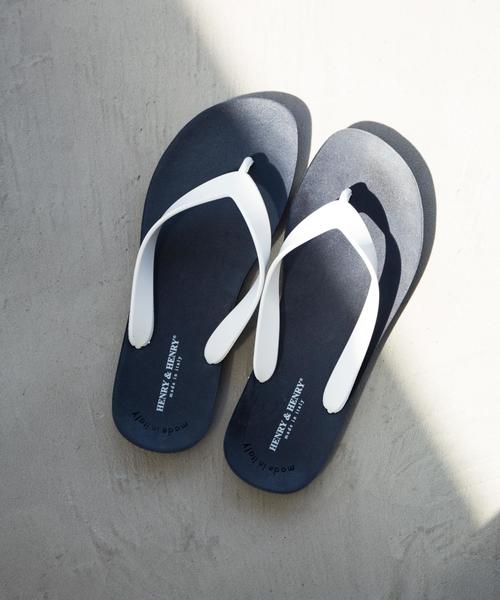HENRY&HENRY（ヘンリーアンドヘンリー）の「[ヘンリーアンドヘンリー] SC HENRY&HENRY FLIPPER ビーチサンダル ◆（サンダル・メンズ・ネイビー/ブラック・43/44/41/42）」の2枚目の写真