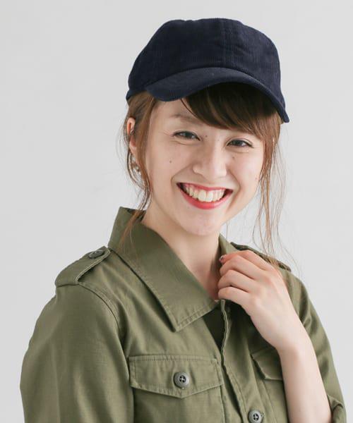 URBAN RESEARCH Sonny Label（アーバンリサーチサニーレーベル）の「NEWHATTAN　CAP CORDUROY（キャップ・レディース・ブラウン/ピンク/マスタード/ネイビー/ベージュ/ダークブラウン・ONE）」の11枚目の写真