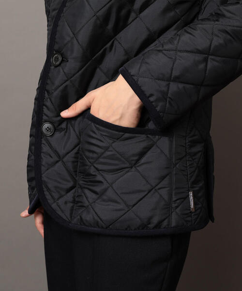 Traditional Weatherwear（トラディショナルウェザーウェア）の「【別注】 ＜TRADITIONAL WEATHERWEAR＞ QLT WAVERLY BOA BYSP/アウター ◆（ステンカラーコート・メンズ・ブラック/ベージュ/ネイビー・38/40/36）」の6枚目の写真