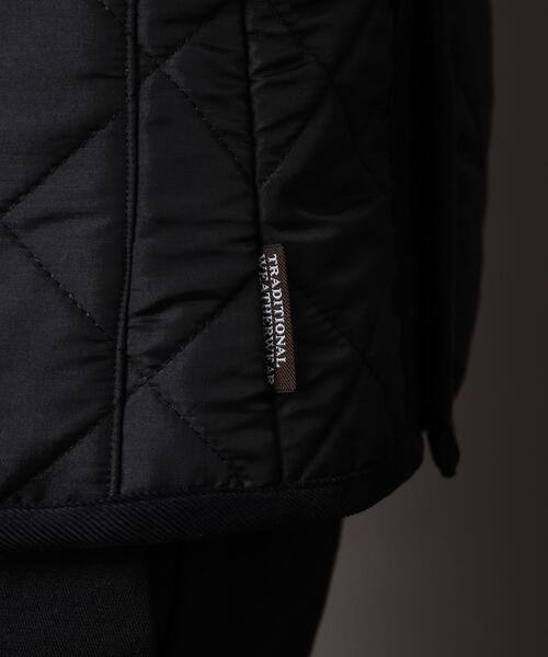 Traditional Weatherwear（トラディショナルウェザーウェア）の「【別注】 ＜TRADITIONAL WEATHERWEAR＞ QLT WAVERLY BOA BYSP/アウター ◆（ステンカラーコート・メンズ・ブラック/ベージュ/ネイビー・38/40/36）」の9枚目の写真