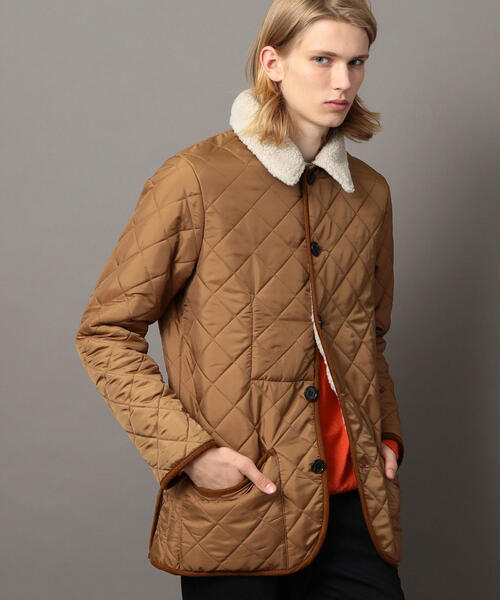 Traditional Weatherwear（トラディショナルウェザーウェア）の「【別注】 ＜TRADITIONAL WEATHERWEAR＞ QLT WAVERLY BOA BYSP/アウター ◆（ステンカラーコート・メンズ・ブラック/ベージュ/ネイビー・38/40/36）」の14枚目の写真