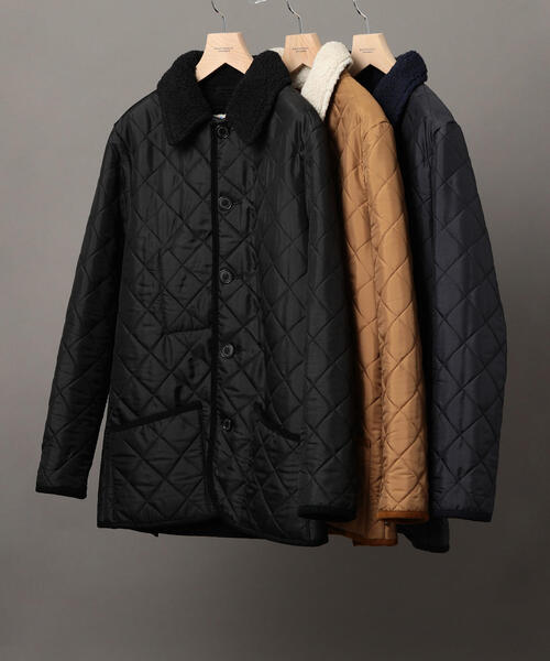 Traditional Weatherwear（トラディショナルウェザーウェア）の「【別注】 ＜TRADITIONAL WEATHERWEAR＞ QLT WAVERLY BOA BYSP/アウター ◆（ステンカラーコート・メンズ・ブラック/ベージュ/ネイビー・38/40/36）」の16枚目の写真
