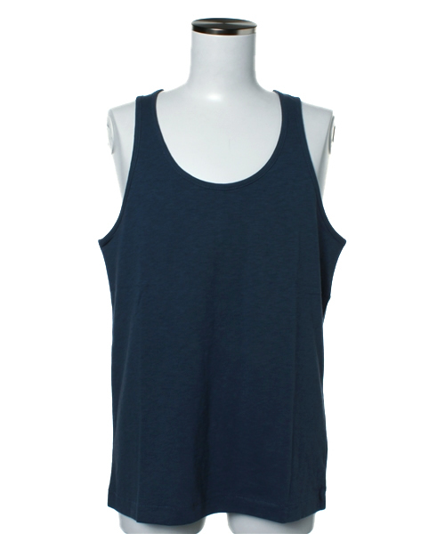 WEGO（ウィゴー）の「スラブ天竺タンクトップ（タンクトップ・メンズ・ホワイト/ブラック/ネイビー/ライトイエロー/レッド・SMALL/MEDIUM/LARGE）」の3枚目の写真