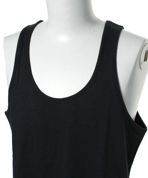 WEGO（ウィゴー）の「スラブ天竺タンクトップ（タンクトップ・メンズ・ホワイト/ブラック/ネイビー/ライトイエロー/レッド・SMALL/MEDIUM/LARGE）」の8枚目の写真