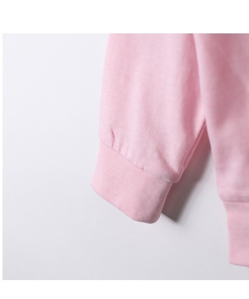 BRANSHES（ブランシェス）の「エルボパッチフード付き長袖Tシャツ（パーカー・キッズ・ピンク/ブルー・80ｃｍ/110cm/140cm/90cm/120cm/130cm/100cm/150cm）」の11枚目の写真
