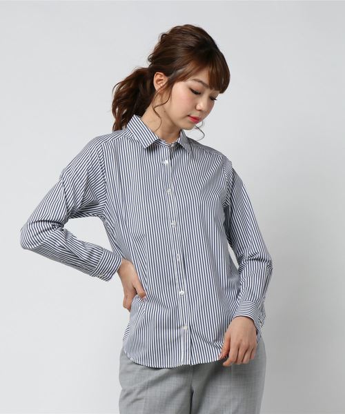 un dix cors（アンディコール）の「スタンダードストライプシャツ（シャツ/ブラウス・レディース・その他18・ﾌﾘ-）」の9枚目の写真