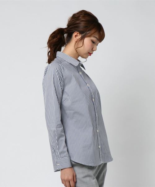 un dix cors（アンディコール）の「スタンダードストライプシャツ（シャツ/ブラウス・レディース・その他18・ﾌﾘ-）」の3枚目の写真