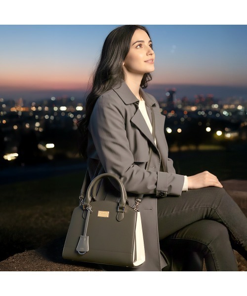 Clelia（クレリア）の「トリコロールカラーアコーディオンハンドバッグ（ハンドバッグ・レディース・ピンク系その他/ブルー系その他2/ブルー系その他/桜/グレー/ブラウン系その他2/ブラウン系その他・ONE SIZE）」の2枚目の写真