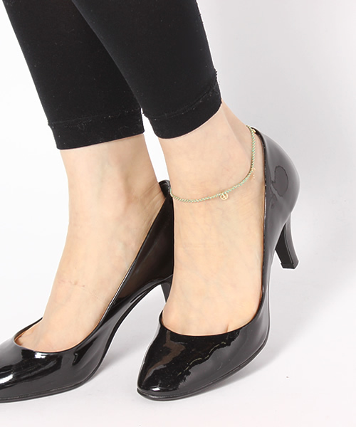 ROSE BUD(ローズバッド)の「(AIM)BN0001 ANKLET(アンクレット・レディース・ブラック/ミント・ONE SIZE)」の3枚目の写真