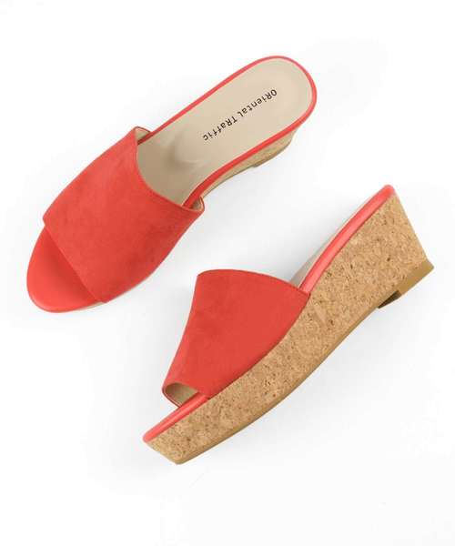 ORiental TRaffic（オリエンタルトラフィック）の「春夏★コルクミュールサンダル★8202（サンダル・レディース・ブルー/ホワイト/ブラック/レッド・L/LL/M/S/3L/SS）」の19枚目の写真