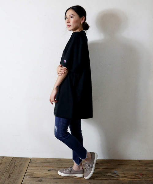 Champion（チャンピオン）の「【 Champion / チャンピオン 】 HERITAGE TEE/◆7オンス◆へヴィーウェイト無地Tシャツ（Tシャツ/カットソー・メンズ・ブルー/ホワイト/ブラック/グレー/レッド/ライトブルー/ネイビー・M/XL/S/L）」の20枚目の写真