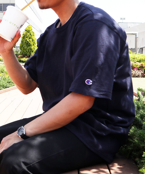 Champion（チャンピオン）の「【 Champion / チャンピオン 】 HERITAGE TEE/◆7オンス◆へヴィーウェイト無地Tシャツ（Tシャツ/カットソー・メンズ・ブルー/ホワイト/ブラック/グレー/レッド/ライトブルー/ネイビー・M/XL/S/L）」の22枚目の写真