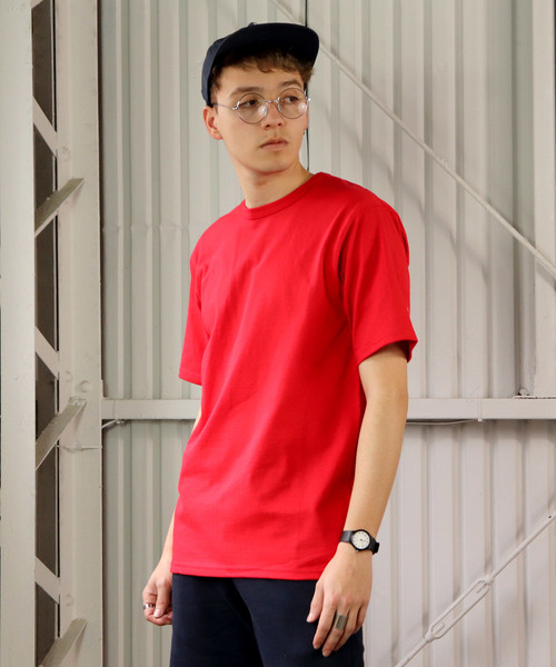 Champion（チャンピオン）の「【 Champion / チャンピオン 】 HERITAGE TEE/◆7オンス◆へヴィーウェイト無地Tシャツ（Tシャツ/カットソー・メンズ・ブルー/ホワイト/ブラック/グレー/レッド/ライトブルー/ネイビー・M/XL/S/L）」の7枚目の写真