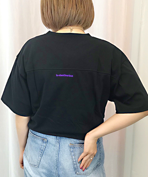 apres jour（アプレジュール）の「刺繍ロゴポケットTシャツ【ZOZOTOWN限定アイテム】（Tシャツ/カットソー・レディース・ベージュ/ブラック/モカ/オフホワイト・フリー）」の10枚目の写真