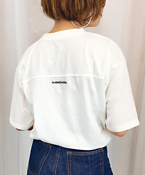 apres jour（アプレジュール）の「刺繍ロゴポケットTシャツ【ZOZOTOWN限定アイテム】（Tシャツ/カットソー・レディース・ベージュ/ブラック/モカ/オフホワイト・フリー）」の16枚目の写真