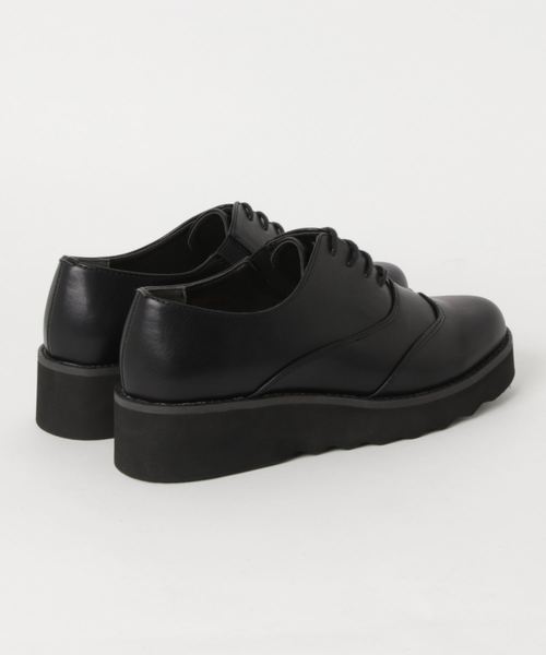 あしながおじさん（アシナガオジサン）の「〈あしながおじさん〉　厚底レースアップシューズ　7301367（レインシューズ・レディース・クリアブラック/ブラック・M/LL/S/L）」の16枚目の写真