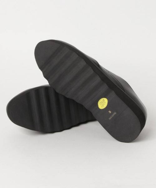 あしながおじさん（アシナガオジサン）の「〈あしながおじさん〉　厚底レースアップシューズ　7301367（レインシューズ・レディース・クリアブラック/ブラック・M/LL/S/L）」の17枚目の写真