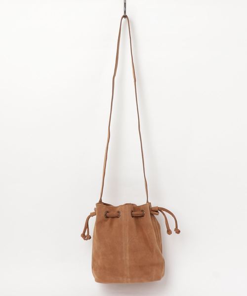 flower（フラワー）の「クラフトスエードバッグ（ショルダーバッグ・レディース・ブラウン・FREE）」の2枚目の写真