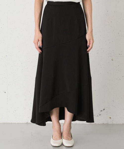 URBAN RESEARCH ROSSO WOMEN(アーバンリサーチ ロッソ)の「ヘムフレアマキシスカート∴(スカート・レディース・ブラック/ブラウン・38/36)」の21枚目の写真