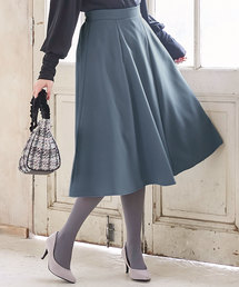 6面パネルミディ丈フレアスカート＊ロング丈/ボトムス/レディース[M2263]神戸レタス