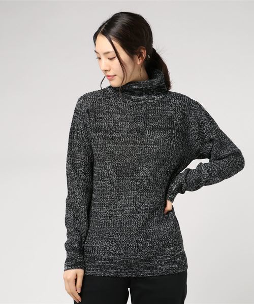 Bling Leads（ブリングリーズ）の「【Bl】【Bling Leads】畦編みアクリルタートルニット（ニット/セーター・レディース・ブラック系その他2/ホワイト系その他2/グレー系その他/ブルー系その他/ブラック/ネイビー/ブラック系その他/レッド/キャメル/ホワイト系その他/アイボリー/ホワイト系その他3/ワイン/グレー/カーキ/ブラウン/ベージュ/パープル・LARGE/MEDIUM）」の21枚目の写真