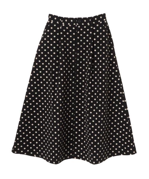 AMERICAN HOLIC(アメリカンホリック)の「・ツイル起毛ロングフレアスカート(スカート・レディース・ネイビー/ブラック系その他3/ベージュ系その他4/ドット/その他8/ベージュ・L/M)」の19枚目の写真