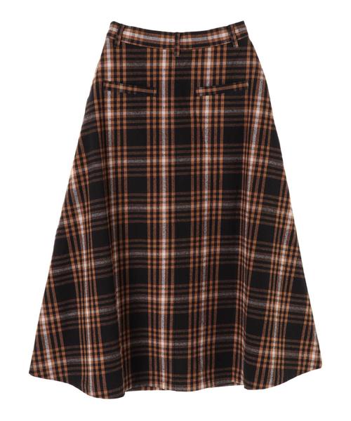 AMERICAN HOLIC(アメリカンホリック)の「・ツイル起毛ロングフレアスカート(スカート・レディース・ネイビー/ブラック系その他3/ベージュ系その他4/ドット/その他8/ベージュ・L/M)」の10枚目の写真