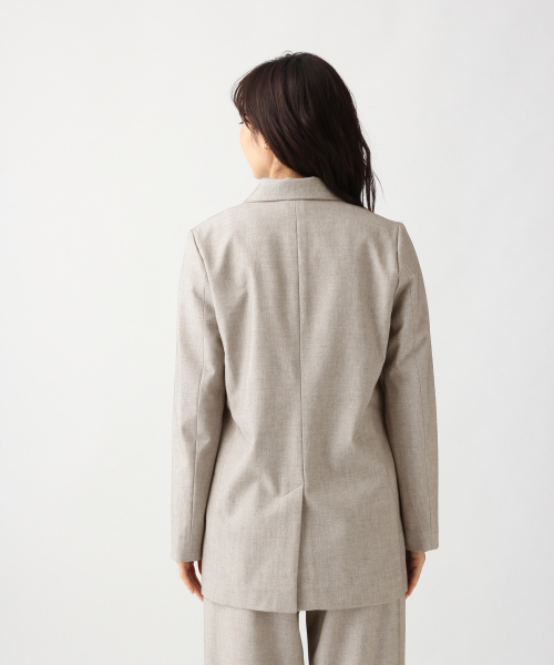 A part by(アパートバイ)の「PORyLiダブルジャケット 825146(テーラードジャケット・レディース・ベージュ/グレー/カーキ・FREE)」の13枚目の写真