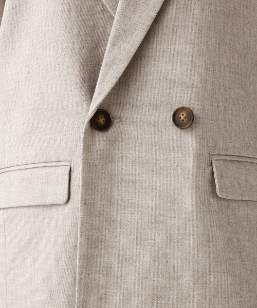 A part by(アパートバイ)の「PORyLiダブルジャケット 825146(テーラードジャケット・レディース・ベージュ/グレー/カーキ・FREE)」の19枚目の写真