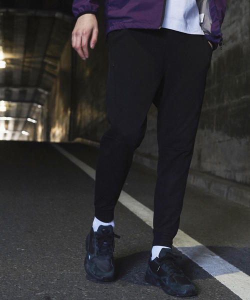 coen(コーエン)の「【WEARISTA着用】ポンチイージージョガーパンツ(UTILITY LINE)(その他パンツ・メンズ・グレー/ブラック・SMALL/MEDIUM/LARGE)」の2枚目の写真