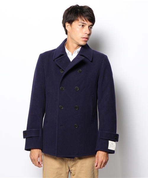 UNITED ARROWS（ユナイテッドアローズ）の「□UAS メルトン ショート ピーコート ◇（ピーコート・メンズ・オリーブ/ネイビー/ブラック・X-SMALL/SMALL/MEDIUM/LARGE/X-LARGE）」の3枚目の写真