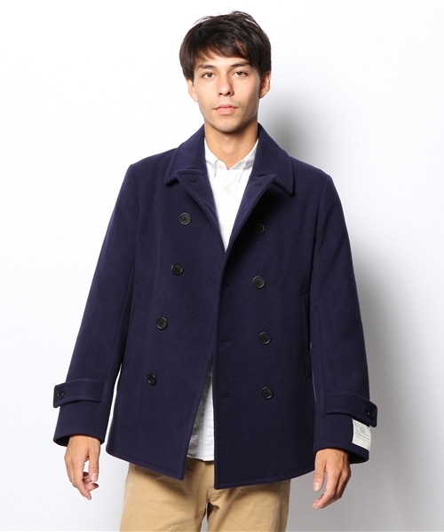 UNITED ARROWS（ユナイテッドアローズ）の「□UAS メルトン ショート ピーコート ◇（ピーコート・メンズ・オリーブ/ネイビー/ブラック・X-SMALL/SMALL/MEDIUM/LARGE/X-LARGE）」の7枚目の写真