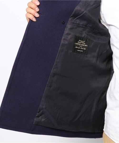 UNITED ARROWS（ユナイテッドアローズ）の「□UAS メルトン ショート ピーコート ◇（ピーコート・メンズ・オリーブ/ネイビー/ブラック・X-SMALL/SMALL/MEDIUM/LARGE/X-LARGE）」の10枚目の写真