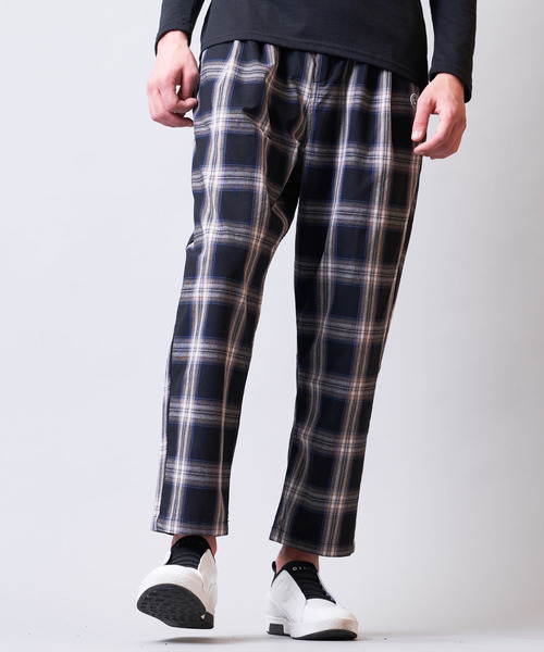 GALLIS ADDICTION（ガリスアディクション）の「GA チェックワイドパンツ（その他パンツ・メンズ・ブラック/ベージュ/イエロー・M/L）」の2枚目の写真