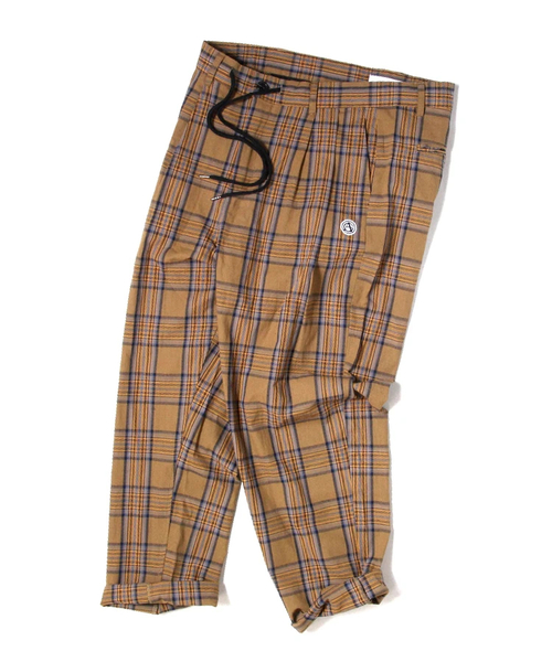 GALLIS ADDICTION（ガリスアディクション）の「GA チェックワイドパンツ（その他パンツ・メンズ・ブラック/ベージュ/イエロー・M/L）」の4枚目の写真