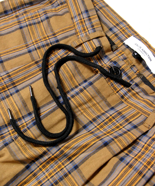 GALLIS ADDICTION（ガリスアディクション）の「GA チェックワイドパンツ（その他パンツ・メンズ・ブラック/ベージュ/イエロー・M/L）」の8枚目の写真