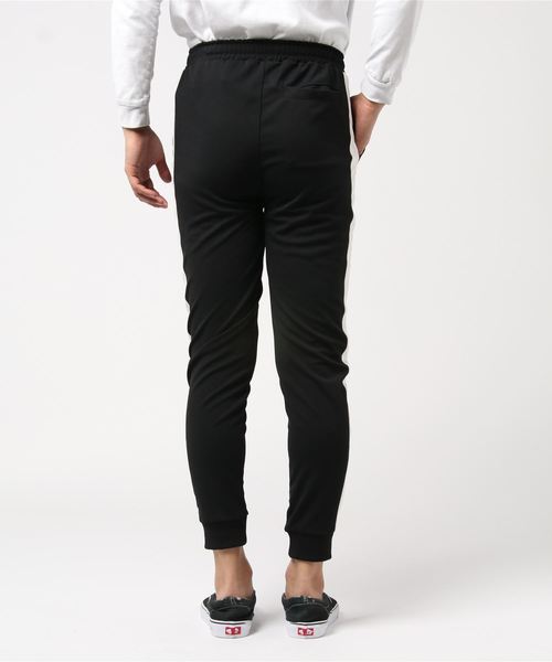 WEGO(ウィゴー)の「WEGO/ラインジョガーストレッチスキニーパンツ(その他パンツ・メンズ・ブラック・LARGE/X-SMALL/SMALL/MEDIUM)」の2枚目の写真