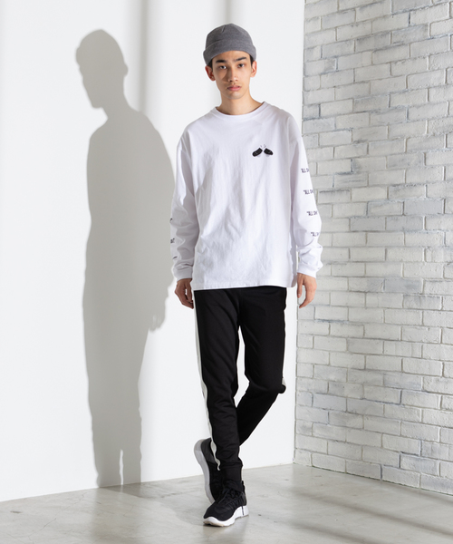 WEGO(ウィゴー)の「WEGO/ラインジョガーストレッチスキニーパンツ(その他パンツ・メンズ・ブラック・LARGE/X-SMALL/SMALL/MEDIUM)」の6枚目の写真