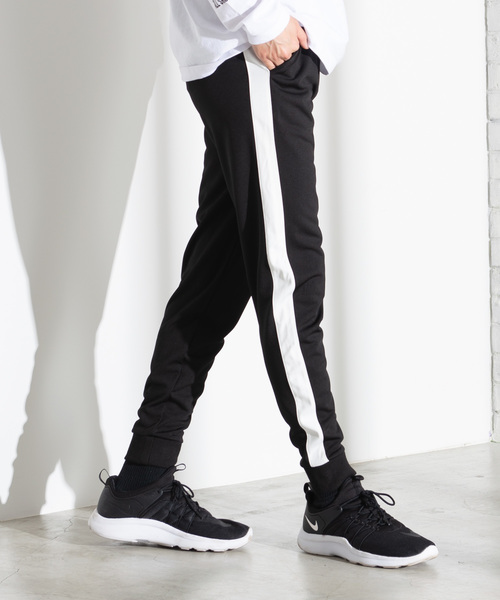 WEGO(ウィゴー)の「WEGO/ラインジョガーストレッチスキニーパンツ(その他パンツ・メンズ・ブラック・LARGE/X-SMALL/SMALL/MEDIUM)」の12枚目の写真