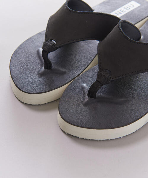 MANEBU(マネブ)の「【別注】 <MANEBU> NUBUK HANAO SANDAL/サンダル(サンダル・メンズ・ブラック・42/43/41)」の7枚目の写真