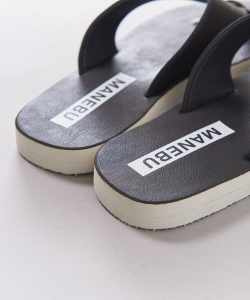 MANEBU(マネブ)の「【別注】 <MANEBU> NUBUK HANAO SANDAL/サンダル(サンダル・メンズ・ブラック・42/43/41)」の9枚目の写真