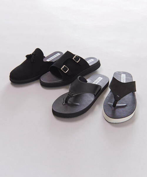 MANEBU(マネブ)の「【別注】 <MANEBU> NUBUK HANAO SANDAL/サンダル(サンダル・メンズ・ブラック・42/43/41)」の12枚目の写真