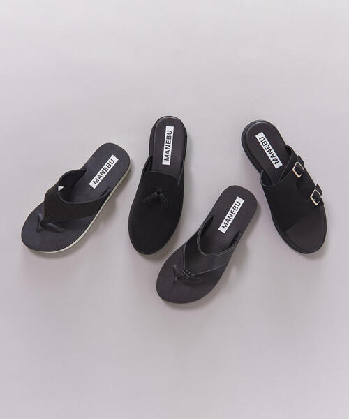 MANEBU(マネブ)の「【別注】 <MANEBU> NUBUK HANAO SANDAL/サンダル(サンダル・メンズ・ブラック・42/43/41)」の15枚目の写真
