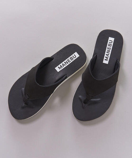 MANEBU(マネブ)の「【別注】 <MANEBU> NUBUK HANAO SANDAL/サンダル(サンダル・メンズ・ブラック・42/43/41)」の13枚目の写真